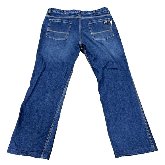 Wolverine Men Fire Resistant Stretch Denim Pants 38/30 - Picture 8 of 16